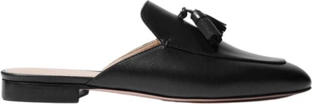 Scarosso Stijlvolle Tassel Muiltjes Black Dames