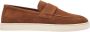 Scarosso Tan Suede Loafers Brown Heren - Thumbnail 1