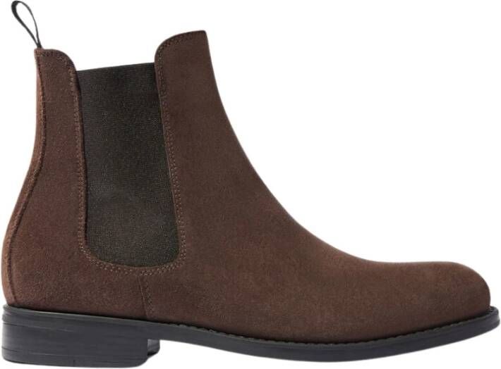 Scarosso Taps toelopende Chelsea Boot met rubberen zool