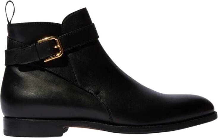 Scarosso Taylor Black Jodhpur Laarzen Zwart Heren