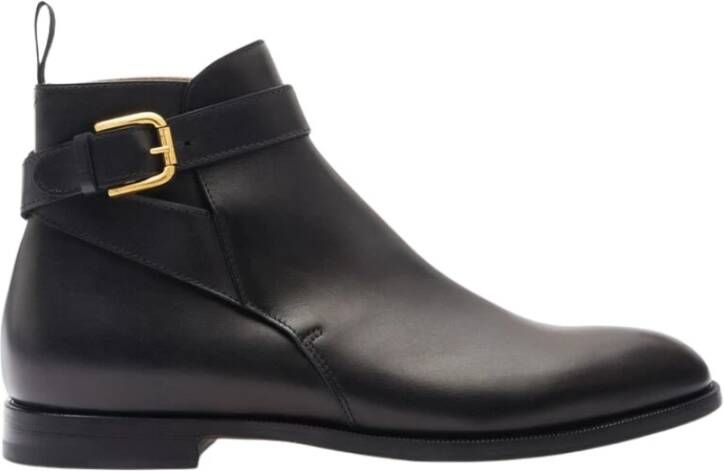 Scarosso Taylor Black Jodhpur Laarzen Black Heren