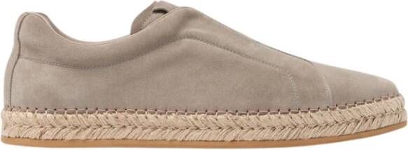 Scarosso Thiago Grijze Suède Espadrilles