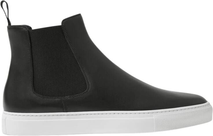 Scarosso Tommaso Nero Sneakers Klassieke Chelsea-stijl met moderne platformszool Zwart Heren