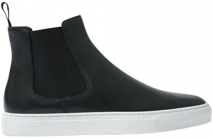 Scarosso Tommaso Nero Sneakers Klassieke Chelsea-stijl met moderne platformszool Black Heren