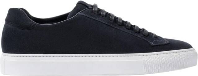 Scarosso Ugo Suède Sneakers Blauw Heren