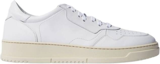 Scarosso Vintage-geïnspireerde lage sneakers Wit Heren