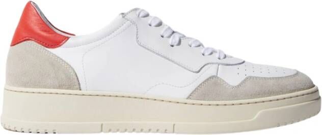 Scarosso Vintage-geïnspireerde lage sneakers White Heren