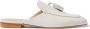 Scarosso Witte Leren Tassel Mules White Dames - Thumbnail 1