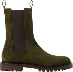 Scarosso Wooster suede laarzen Groen Heren