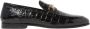 Scarosso Zwarte Croco Horsebit Loafer - Thumbnail 1