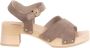 Scholl Beige Sandalen voor de Zomer Beige Dames - Thumbnail 1