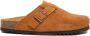 Scholl Bruine leren sandalen met verstelbare gesp - Thumbnail 9