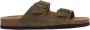 Scholl Sandalen Julien 2 Riemen Suede Heren Khaki - Thumbnail 3