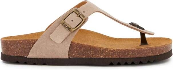 Scholl Nicole Suède Leren Slippers