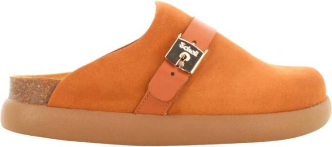 Scholl Dames Ivy Sabot Klompen Brown Dames