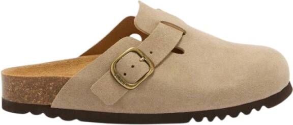 Scholl Donker Beige Elegante Muiltjes