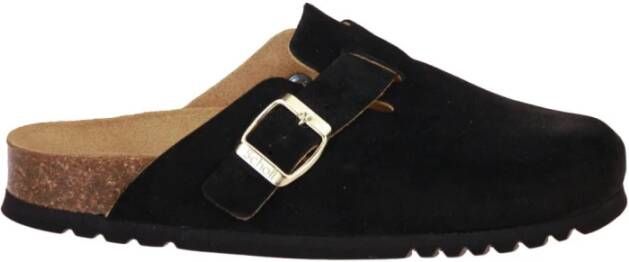 Scholl Fae Zwarte Gesloten Slipper Black Dames