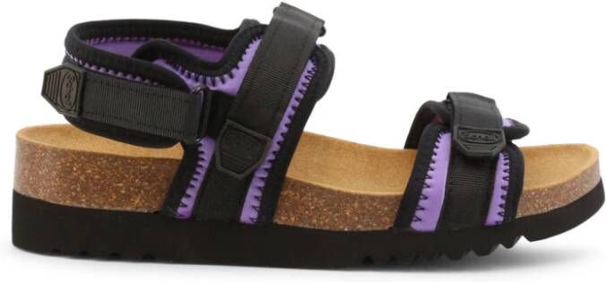 Scholl Flat Sandals Purple Dames