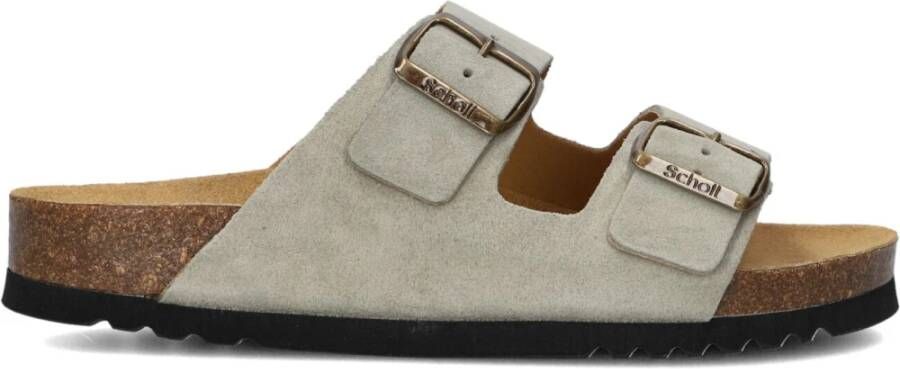 SCHOLL Slippers Dames Josephine Sue Maat: 36 Materiaal: Suède Kleur: Beige