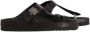 Scholl Maya Zwart Leren Slippers Black Dames - Thumbnail 1
