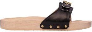 Scholl Pescura platte sandalen Zwart Dames