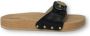Scholl Pescura Flat Lea W Black- slipper- klompen - Thumbnail 2