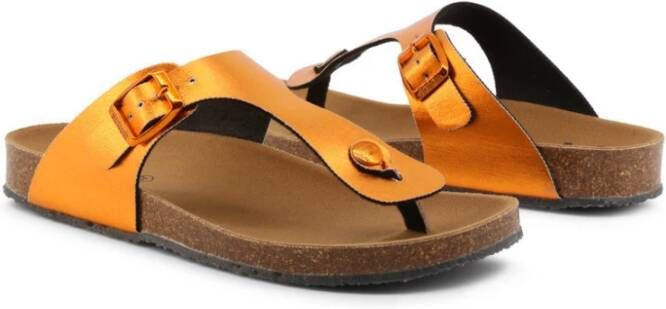 Scholl Dames Synthetische Flip Flops met Bioprint Orange Dames - Foto 3