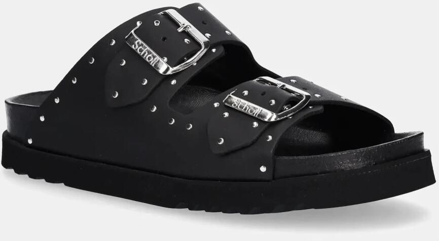 Scholl Beatriz Studs Sandalen Leer Vrouwen Zwart