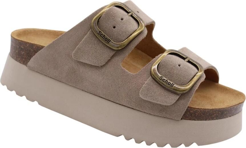 Scholl LUCIE Sue DARK BEIGE Dames Sandalen DARK BEIGE