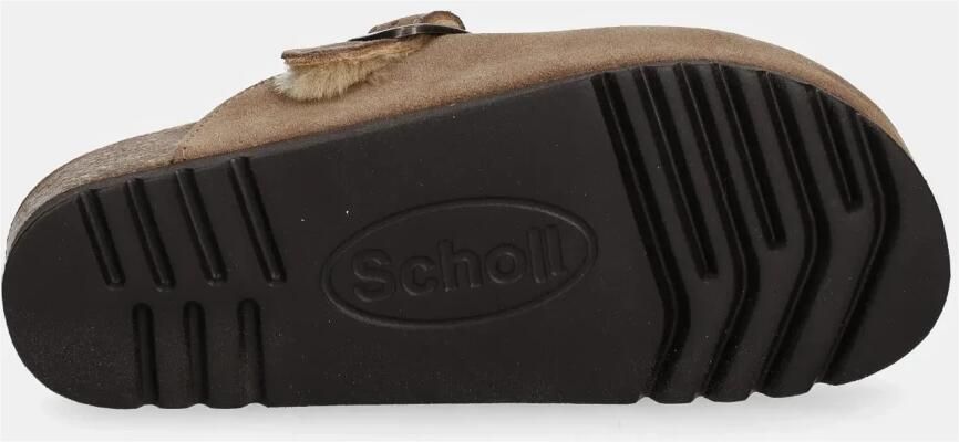 Scholl FAE NEW F Suede SA Womens Taupe FALSO Clogs Taupe - Foto 8