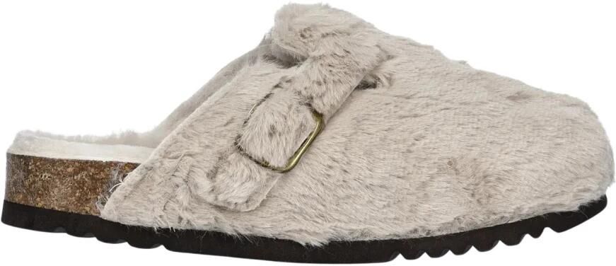 Scholl FAE NEW F Synthetic fur G Womens Off white FALSO Clogs Off white