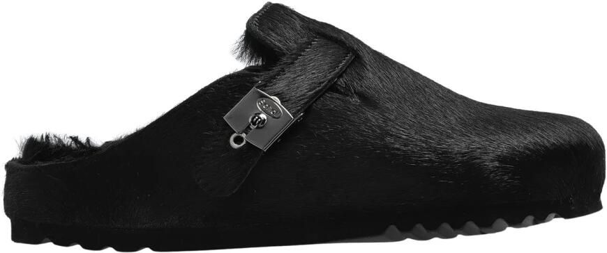 Scholl Grace Fur Leather Slippers