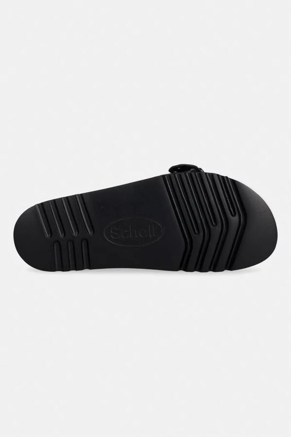 Scholl Joyce Ring leren slippers zwart - Foto 5