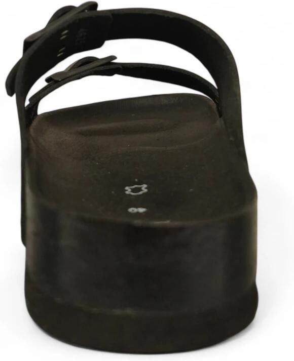 Scholl Full Black Leather Slipper Jullien - Foto 5