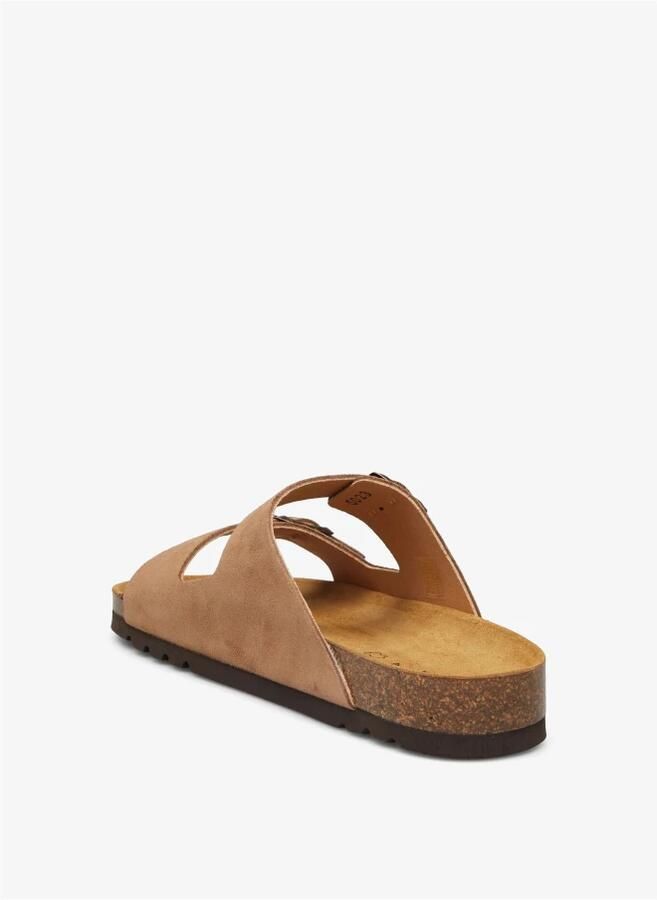 Scholl Sandalen Julien 2 Riemen Suede Heren Taupe - Foto 2