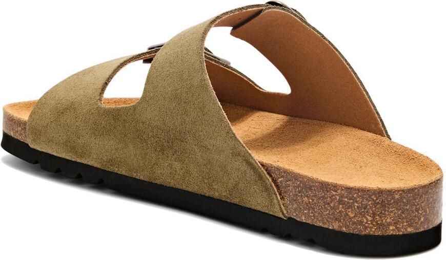 Scholl Julien Khaki Suede Slippers - Foto 3