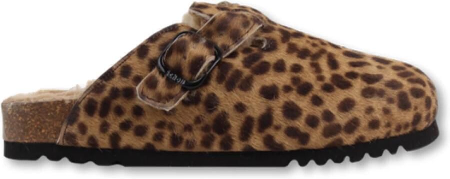 Scholl Luipaardprint Mule Slippers - Foto 2