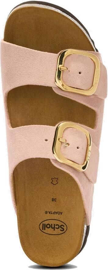 Scholl Noelle imitatieleren leren slippers lichtroze - Foto 4