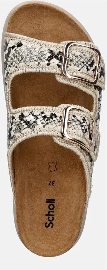Scholl Sandalen Noelle Chunky Synthetisch Leer Vrouwen Python - Foto 10