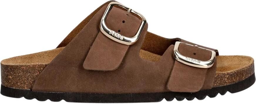 Scholl Noelle Sandalen bruin Nubuck Dames