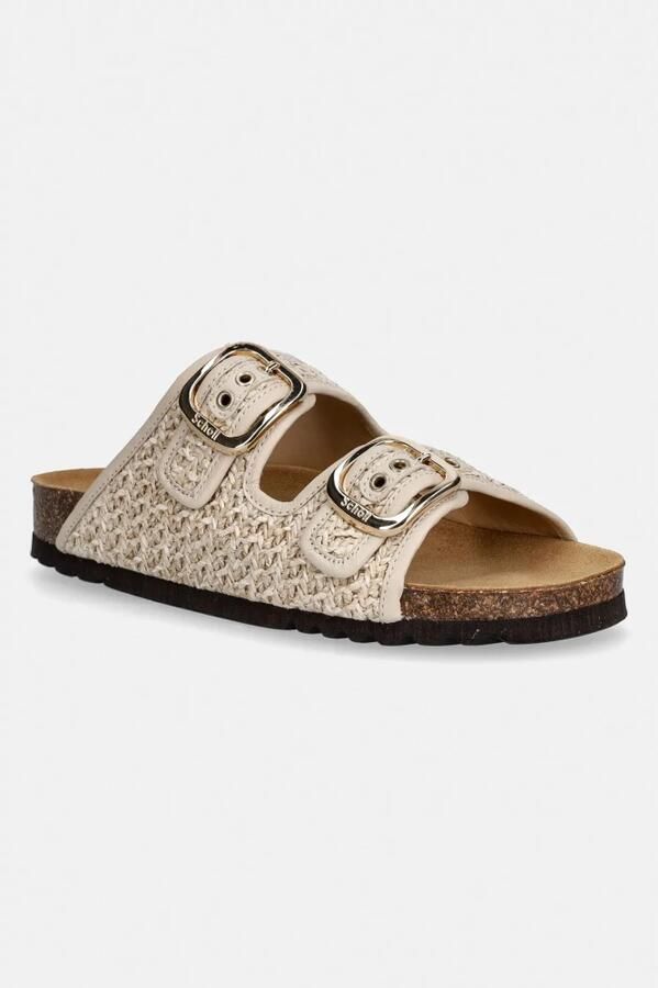 Scholl Beige Footwear Noelle Raflea Slippers Beige F32367 - Foto 3