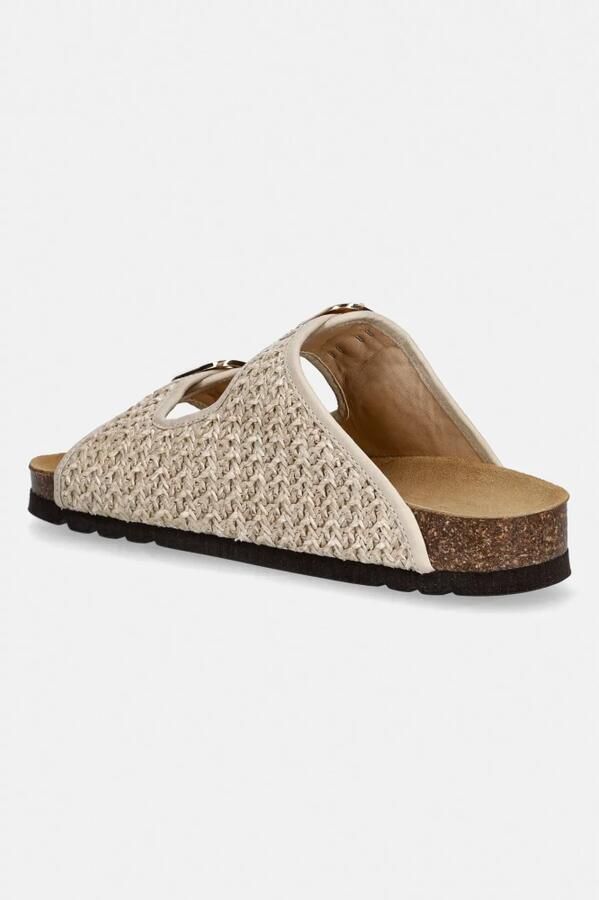 Scholl Beige Footwear Noelle Raflea Slippers Beige F32367 - Foto 4