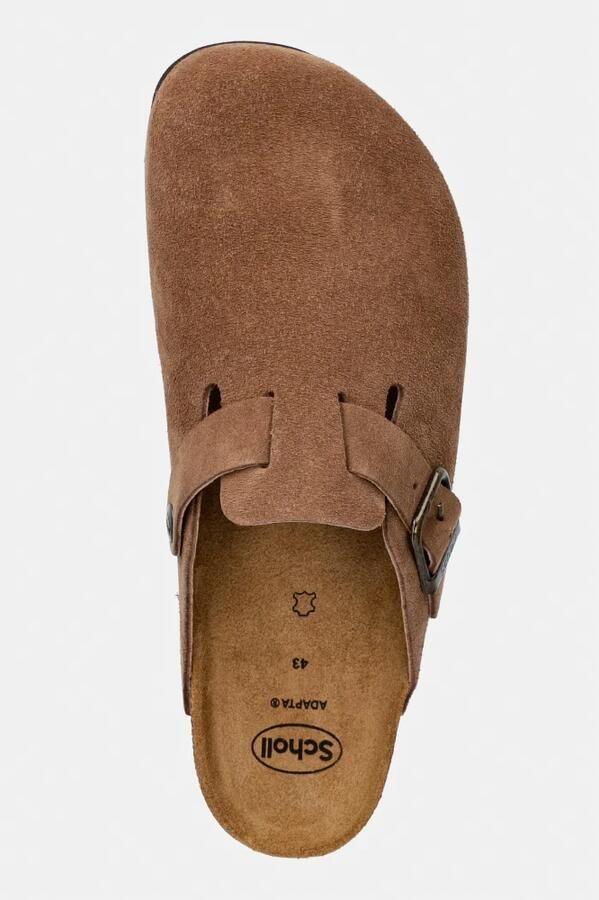 Scholl Taupe Suede Clogs Olivier - Foto 4