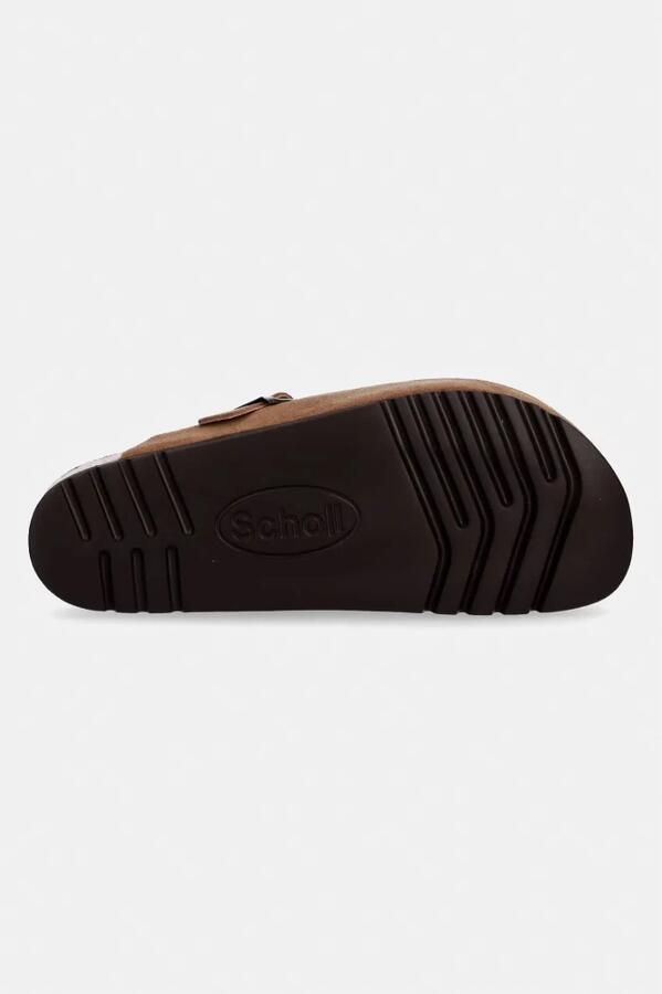 Scholl Taupe Suede Clogs Olivier - Foto 5