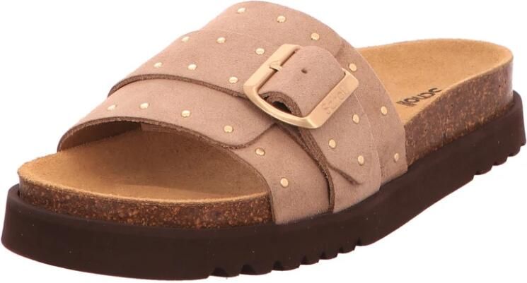 Scholl JOYCE Sue DARK BEIGE Dames Slippers Donkerbeige - Foto 6