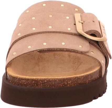 Scholl JOYCE Sue DARK BEIGE Dames Slippers Donkerbeige - Foto 9