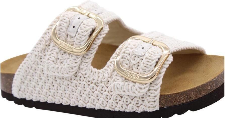 Scholl Slipper Tricot Offwhite Noelle - Foto 3