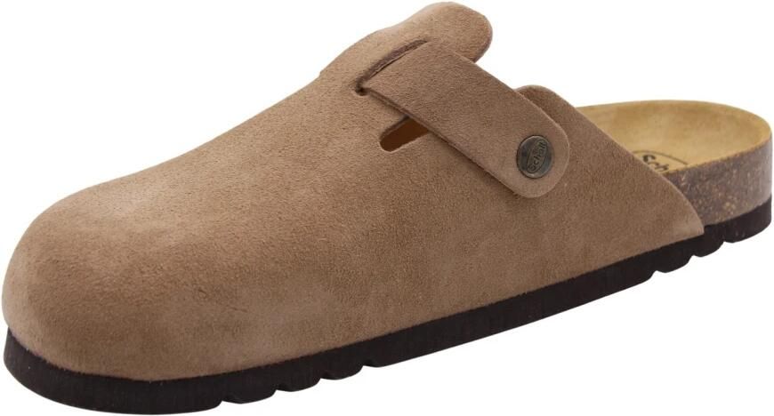 Scholl Taupe Suede Clogs Olivier - Foto 9
