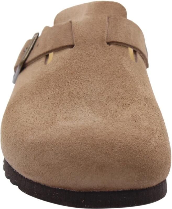 Scholl Taupe Suede Clogs Olivier - Foto 11