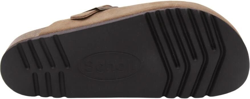 Scholl Taupe Suede Clogs Olivier - Foto 6